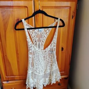 Sans Souci Cream Lace Chemise
